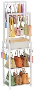 Tall Purse Organizer for Closet,Narrow & High-Capacity Handbag Organizer by Unknown