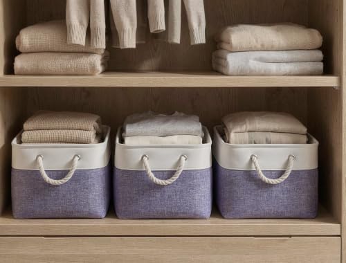 15x11x10 In Foldable Fabric Large Storage Bins with Handle 6 Pack - Image 3