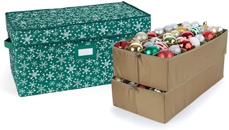Covermates Adjustable Ornament Storage Box, 25.5" W x 13" D x 12.5" H by Covermates