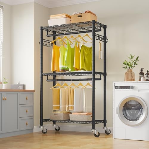VIPEK R2 Mini Rolling Clothes Rack Portable Closet for Hanging Clothes - Image 2