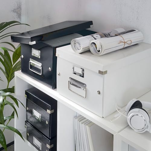 Leitz A5 Storage Box, Click and Store Range 60430001 - Small, Black Storage Box A4 - Image 6