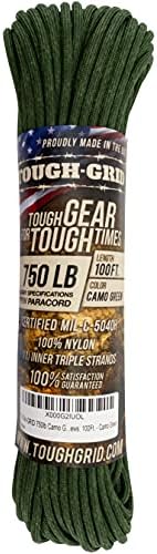 TOUGH-GRID 750 Paracord, 100% Nylon, Made in USA, Type IV Mil-Spec Cord - Image 3