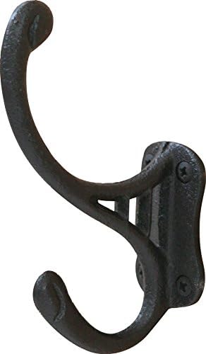 Rustic Red Door Co. Mission Style Coat Rack Wall Mounted with Cubbies and Shelf, Entryway Wooden Hanger with 5 Hooks for Jacket, Towel or Hat, Farmhouse Decor, Oak Wood, Michaels Stain - Image 2