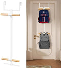 Over The Door Backpack Hanger, 2-Tier Metal Backpack Holder Rack by Unknown