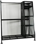 Suncast Golf Bag & Golfing Equipment Heavy-Duty Metal Organizer Rack w/ 3 Storage Shelves by Unknown