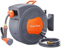 GAOMON Retractable Garden Hose Reel, Water Hose Reel 1/2 in x 100 ft by GAOMON