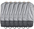 Covermates Deluxe Garment Bag Set for Closet Storage & Travel – Heavy Duty Hanging Suit & Dress Bags with ID Window, Accessory Pockets & Carrying Handles – Premium Wardrobe Protection, Grey by Covermates