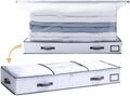 TAILI Under Bed Vacuum Storage Bags for Comforters,41x17.7x6 inch,Ivory by TAILI