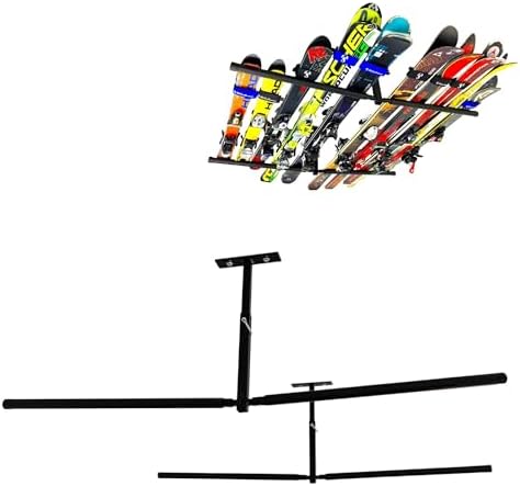StoreYourBoard Adjustable Ski and Snowboard Ceiling Rack, Overhead Storage Mount, Double Sided - Image 6