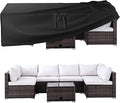 Ruimoy Patio Furniture Covers, Outdoor Furniture Cover Waterproof, General Purpose, Outside Table and Chair Covers, Heavy Duty 600D (128 Inch L x 82 Inch W x 28 Inch H) by Ruimoy