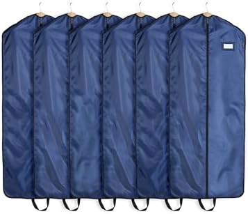 Covermates Garment Bag Set for Closet Storage and Travel, 24"W x 54"L, Blue by Covermates