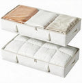 Side-Supported Under Bed Storage Containers, 8 Inch 80L Clothes Storage Bin by Vailando