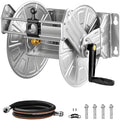 VEVOR Wall Mounted Garden Hose Reel Holds 150 ft 5/8-inch Water Hose Winder by VEVOR