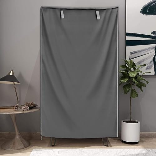 Wire Shelf Cover 36"x14"x54", Heavy Duty 600D Oxford Rack Cover with Zipper - Image 2