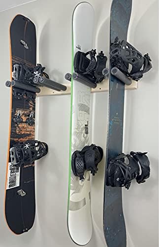 Pro Board Racks Snowboard Ski Wall Mounted Storage Rack (holds 4 boards) - Image 2