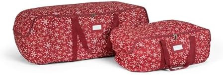 Covermates Christmas Tree Storage Bag, Red Snowflake by Covermates