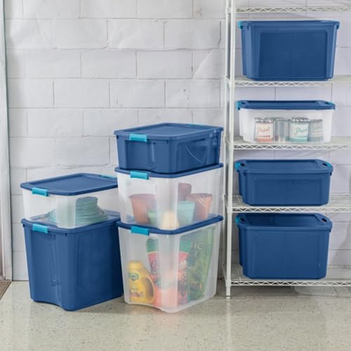 Sterilite Latch and Carry, Plastic Storage Bins w/Lids, 12 Gallon, 24-Pack - Image 5