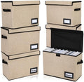Chuangdi 6 Pcs Comic Book Storage Boxes,Beige by Chuangdi