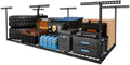 FLEXIMOUNTS 4x8 Overhead Garage Ceiling Storage Rack Organization, Black by FLEXIMOUNTS