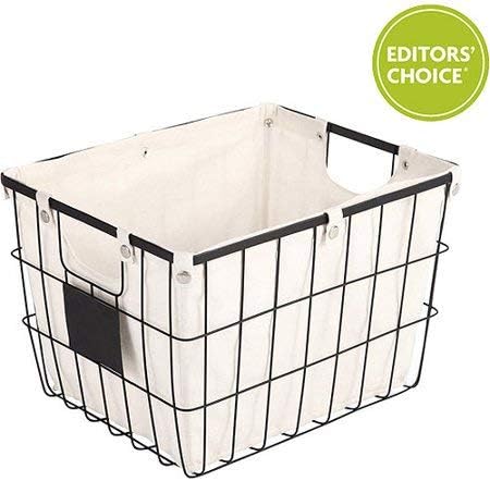 JN Better Homes & Gardens Medium Wire Basket with Chalkboard - 2 Pack - Medium - Image 3