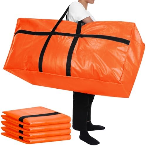 Windyun 4 Pack 57 Gallon Extra Large Moving Bags XXL Heavy Duty Storage Bag by Windyun