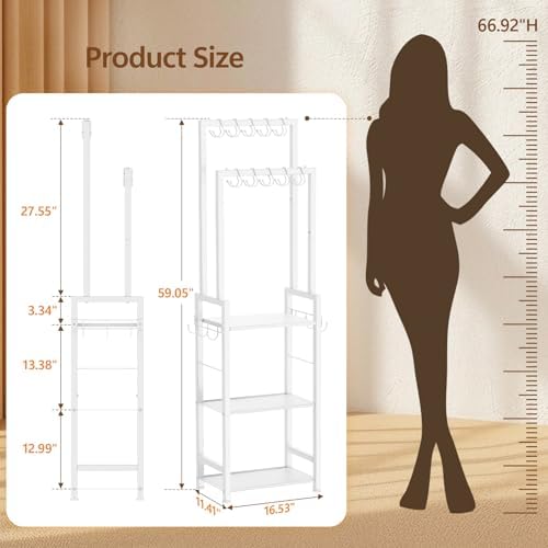 Tall Purse Organizer for Closet,Narrow & High-Capacity Handbag Organizer - Image 7