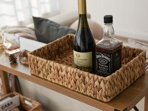 StorageWorks Water Hyacinth Storage Baskets - Image 3