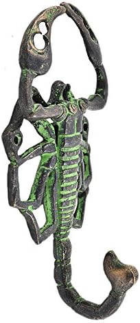 Indian Shelf Scorpion Brass Wall Hooks for Bags Coats & Keys 3 Piece - Image 2
