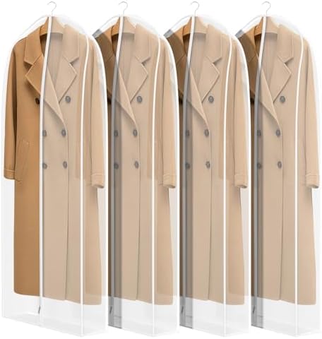 Zilink Leather Jacket Coat Storage Bags Dress Bags for Gowns Long 60 in by Zilink