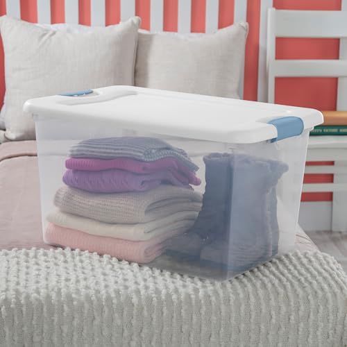 Sterilite Latching Box with Lids for Home and Office, 64 Quart, 8-Pack - Image 6