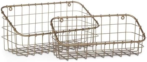 Abbott Collection Wall Baskets, Set of 2 by AbbottCollection