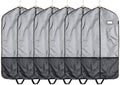 Covermates Deluxe Garment Bag Set for Closet Storage & Travel – Heavy Duty Hanging Suit & Dress Bags with ID Window, Accessory Pockets & Carrying Handles – Premium Wardrobe Protection, Grey by Covermates