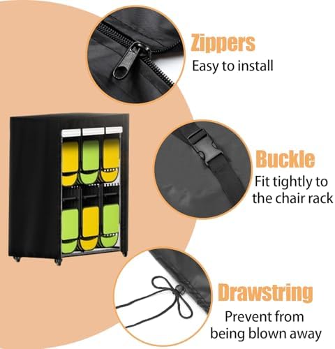 Folding Chair Rack Cover, Waterproof Dust-Proof Storage - Image 5
