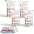 No Pump Vacuum Storage Bags, 3D Vacuum Compression Bags, 28"×20"×12"(4) by anykill