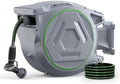 Etoolab Retractable Garden Hose Reel 100+6.6ft x 5/8 in with 9 Spray Nozzle by ETOOLAB