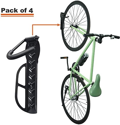 Wallmaster Bike Storage Rack for Garage, Wall Mount Bicycles Hanger - Image 6