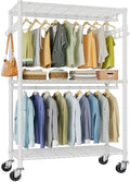 VIPEK R2 Plus Clothing Rack Heavy Duty Rolling Closet for Hanging Clothes by VIPEK