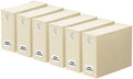SpaceAid 6 Pack Bed Sheet Organizers and Storage, Foldable Sheet Organizer with Window for Linen Closet, Set Folder Keeper for Queen & King Size Bedding Storage (Beige) by SpaceAid