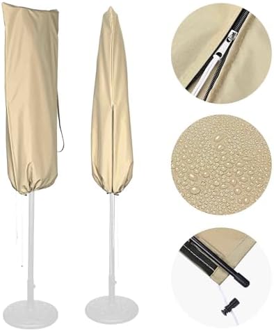 Yescom Batch Market Umbrella 2-4pcs Storage Cover Bag with PU Coating - Image 5