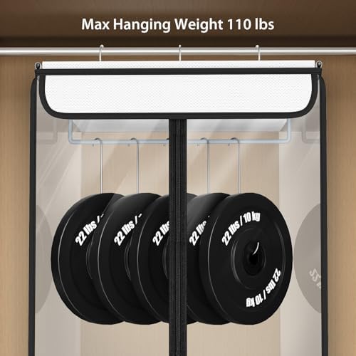 Univivi Garment Bags for Hanging Clothes, Cloth Bag 54 In, 2 PCS, Clear - Image 6