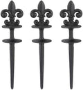 Black Cast Iron Decorative Hose Guide Stakes Set by TICKCACY-EnrichYourLife
