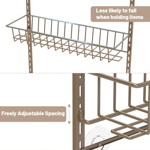 ElegantArray 9-Tier Pantry Door Organizer, Brown - Image 3