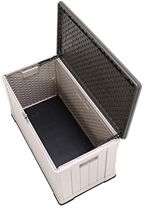 LIFETIME 60186 Heavy-Duty Outdoor Storage Deck Box, 116 Gallon, Desert Sand/Brown - Image 5