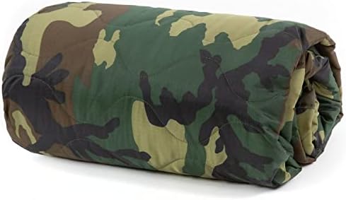 Farm Blue Jungle Camo Army Camping Blanket - Authentic and Improved Woobie Blanket Poncho Liner - Lightweight, Multi-Functional, All Weather, Versatile - Go Backpacking or Car Camping Outdoor by FarmBlue