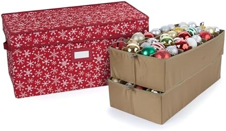 Covermates Adjustable Ornament Storage Box, 25.5" W x 13" D x 12.5" H by Covermates