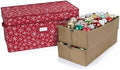 Covermates Adjustable Ornament Storage Box, 25.5" W x 13" D x 12.5" H by Covermates
