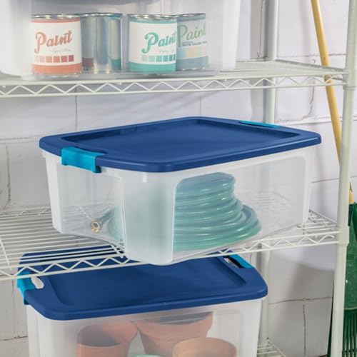 Sterilite Latch and Carry, Plastic Storage Bins w/Lids, 12 Gallon, 24-Pack - Image 6