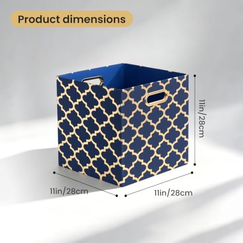 11x11x11 Storage Cube Bins, Collapsible Storage Bins Fabric Storage Cubes - Image 2