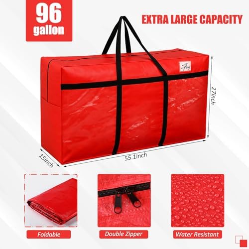4 Pcs 96 Gallon Extra Large Moving Bags Heavy Duty Storage Bag - Image 3