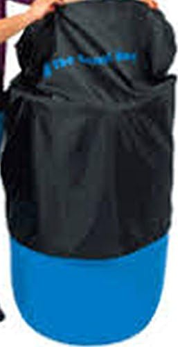 55 Gallon Straight Side Barrel Bag Cover, Black - Image 3